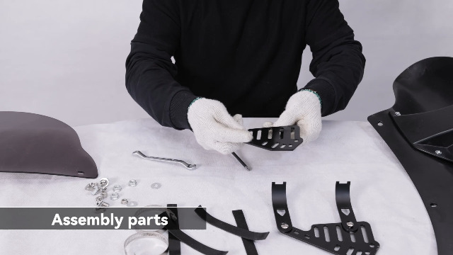 Amazon.com: XMT-MOTO Vivid Black Front Outer Batwing Fairing For